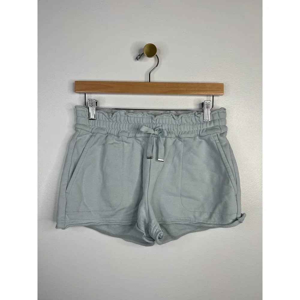 CAMI NYC Lynley French Cotton-Terry Light Blue Elastic Shorts Size: XS NWOT - Picture 2 of 9